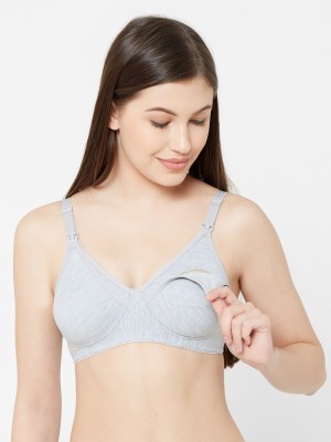 JULIET Women Maternity/Nursing Non Padded Bra(Grey)