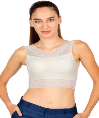 Bare Dezire Women Bralette Lightly Padded Bra (Size: 28 to 34,Grey) Women Bralette Lightly Padded Bra(Grey)