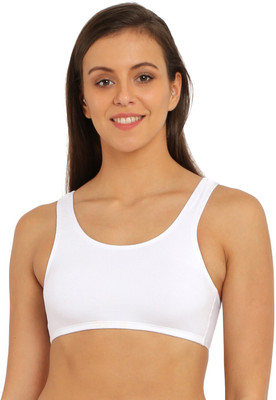 JOCKEY Women Sports Non Padded Bra(White)