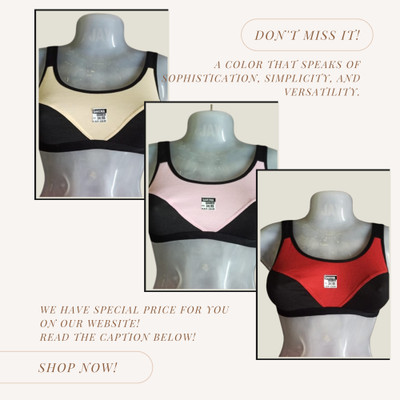 Creative Universal Sports Bra For Gym, Yoga, And Daliy Activity Women Sports Non Padded Bra(Multicolor)