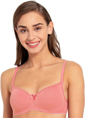 JOCKEY Women T-Shirt Lightly Padded Bra(Pink)