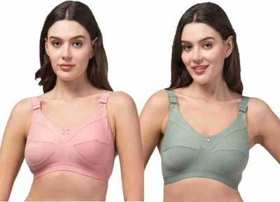 GelxmoNet Women T-Shirt Lightly Padded Bra (Multicolor) Women Full Coverage Non Padded Bra(Multicolor)