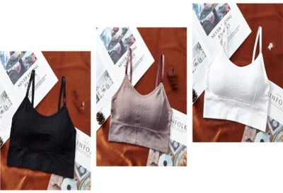 akruticreation fANCY FREE SIZE BRA Women Cami Bra Lightly Padded Bra(Multicolor)