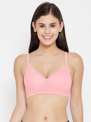 Clovia Women Full Coverage Lightly Padded Bra(Pink)