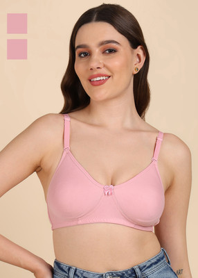 Dressberry Dressberry Side-Panel and Concealer T-shirt Bra Women T-Shirt Non Padded Bra(Pink)