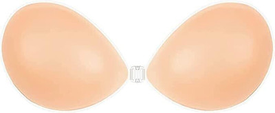 MBVTREADS Women Stick-on Lightly Padded Bra Women Stick-on Heavily Padded Bra(Beige)