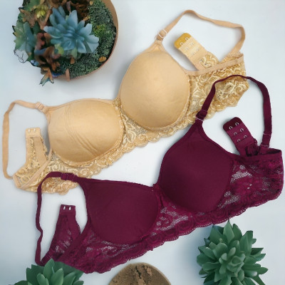 Piylu Women Push-up Lightly Padded Bra(Multicolor)