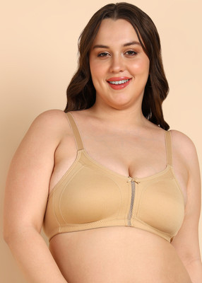 Dressberry Dressberry Plus-SizeWomen's High Coverage M-Frame Minimiser Bra Women Everyday Non Padded Bra(Beige)