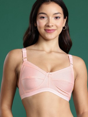 Dressberry Women T-Shirt Non Padded Bra(Orange)