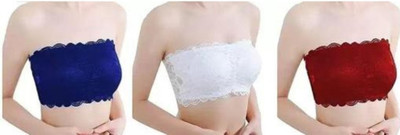 brahub Women Bandeau/Tube Lightly Padded Bra(Multicolor)