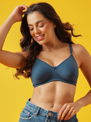 Clovia Women Full Coverage Non Padded Bra(Blue)