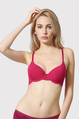 VAN HEUSEN Antibacterial And Padded 16 Hours Of Comfort Women Full Coverage Lightly Padded Bra(Pink)