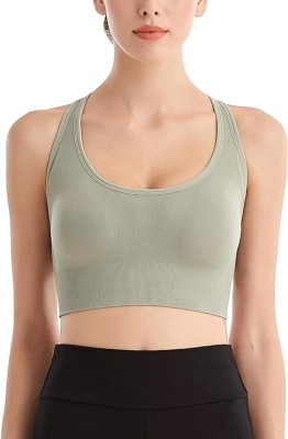 Full coverage Bra For Women Women Sports Lightly Padded Bra(Light Green)