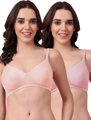 Shyam Sons FLAIR Feminaa Women T-Shirt Non Padded Bra(Orange, Purple)