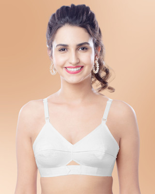 Brida Ladies Innerwear KAVYA XTRASOFT Women Full Coverage Non Padded Bra(White)
