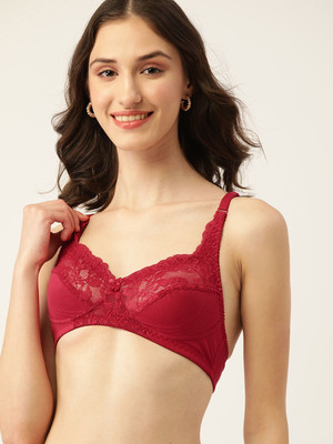 Dressberry Women Everyday Non Padded Bra(Red)