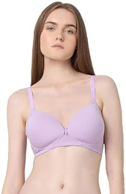 RAHA S.G Women Full Coverage Lightly Padded Bra(Light Blue)