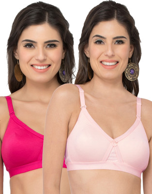 COLLEGE GIRL CG1304 Women Minimizer Lightly Padded Bra(Pink, Pink)