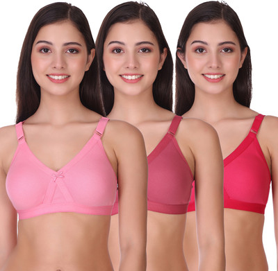 POOJA RAGENEE CROSS MOLD Women Full Coverage Non Padded Bra(Multicolor)