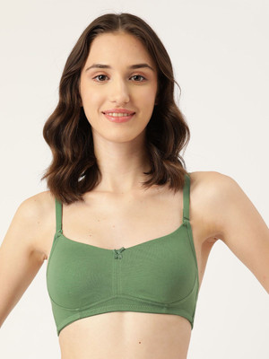 Roadster Women Full Coverage Non Padded Bra(Green)