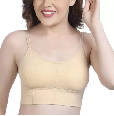 Vanila V51PB Women T-Shirt Lightly Padded Bra(Beige)