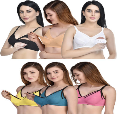 FASALVI Women Push-up Non Padded Bra(Multicolor)