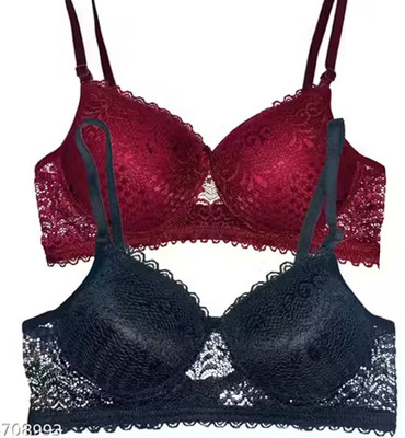 Body Lable Women Push-up Lightly Padded Bra(Multicolor)