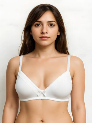 ladoenterprises Anaya Women Everyday Lightly Padded Bra(White)