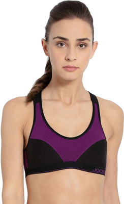 JOCKEY Women Sports Lightly Padded Bra(Purple)