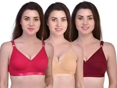 girliya lane Women Everyday Non Padded Bra(Multicolor)