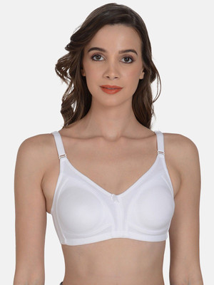 mod & Shy Women T-Shirt Non Padded Bra(White)