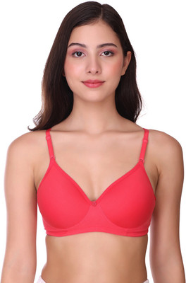 POOJA RAGENEE Women Everyday Lightly Padded Bra(Orange)