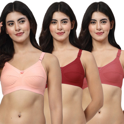 LILY C703 Women Minimizer Non Padded Bra(Multicolor)