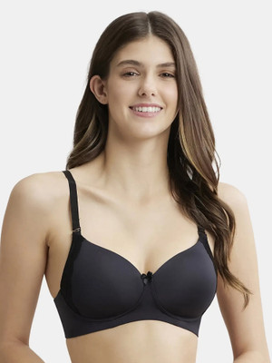 JOCKEY 1816 Women T-Shirt Lightly Padded Bra(Black)