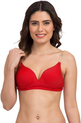 TWEENS Tweens Heavily Padded Bra Women T-Shirt Heavily Padded Bra(Red)