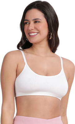 Envie 1008 - Modal Beginners Bra Women Full Coverage Non Padded Bra(White)