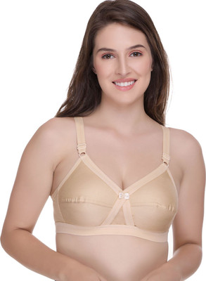 Salsa FIT-CROSS Women Full Coverage Non Padded Bra(Beige)