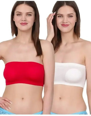 Mehiraafashion TUBE MODEL BRA Women Bandeau/Tube Non Padded Bra(Multicolor)