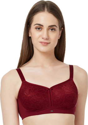 SOIE Women T-Shirt Non Padded Bra(Brown)