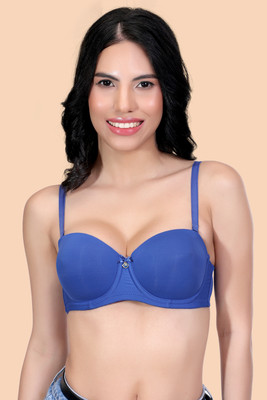 AMOUR SECRET Women T-Shirt Lightly Padded Bra(Blue)