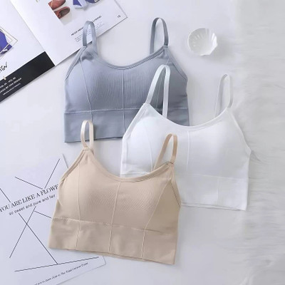 jenelle Unique Design Women Bralette Lightly Padded Bra(Multicolor)
