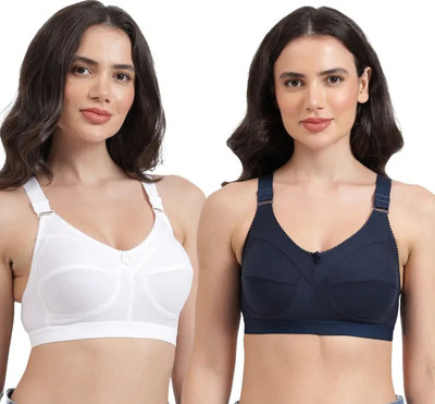 YISJUDAN Women Full Coverage Non Padded Bra(Multicolor)