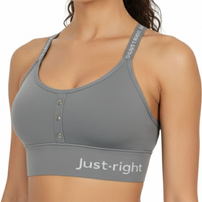 Vellveta XR802 Women Sports Lightly Padded Bra(Grey)