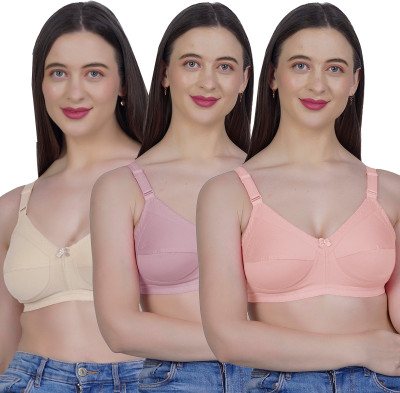 Shyam Sons FLAIR G603 Women Minimizer Non Padded Bra(Multicolor)