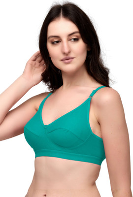 MS ENTERPRISE Women Full Coverage Lightly Padded Bra(Green)