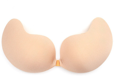 FIMBUL Adhesive Bra Women Push-up Lightly Padded Bra(Beige)