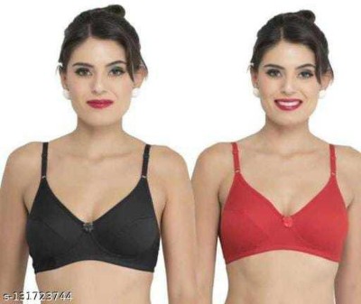 TK products colour may vary::2 pic bra Women Everyday Non Padded Bra(Multicolor)