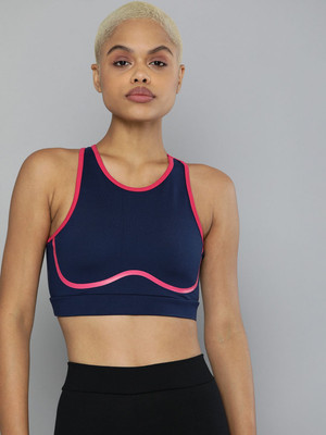 HRX by Hrithik Roshan Women Sports Non Padded Bra(Blue)