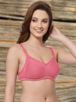 Floret Women Minimizer Non Padded Bra(Pink)