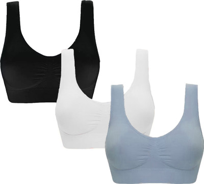 Fashocart Women Sports Non Padded Bra(Multicolor)